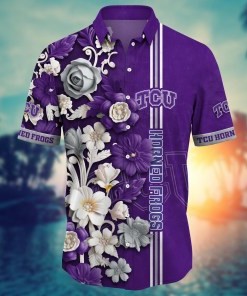 TCU Horned Frogs NCAA Flower Hawaii Shirt For Fans Ver 23