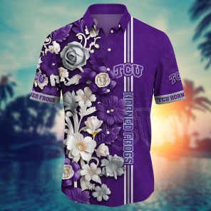 TCU Horned Frogs NCAA Flower Hawaii Shirt For Fans Ver 23