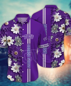 TCU Horned Frogs NCAA Flower Hawaii Shirt For Fans Ver 25