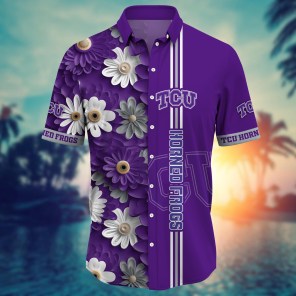 TCU Horned Frogs NCAA Flower Hawaii Shirt For Fans Ver 25