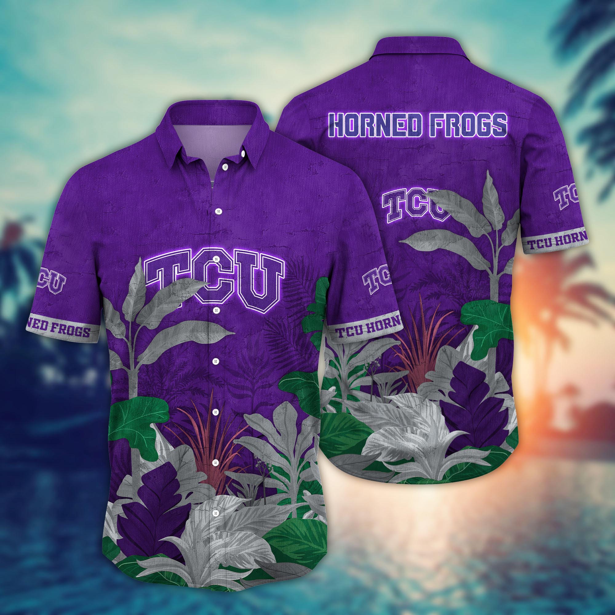 TCU Horned Frogs NCAA Flower Hawaii Shirt For Fans Ver 26