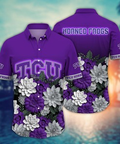 TCU Horned Frogs NCAA Flower Hawaii Shirt For Fans Ver 28
