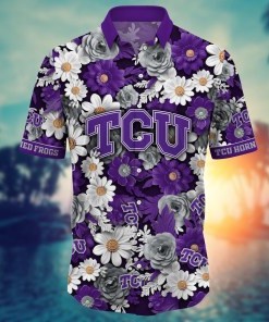 TCU Horned Frogs NCAA Flower Hawaii Shirt For Fans Ver 3