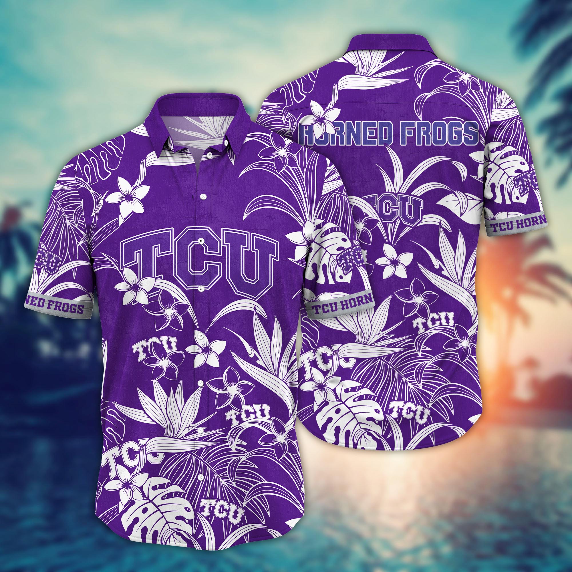 TCU Horned Frogs NCAA Flower Hawaii Shirt For Fans Ver 30