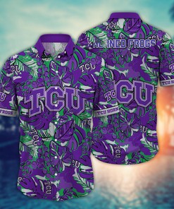 TCU Horned Frogs NCAA Flower Hawaii Shirt For Fans Ver 31