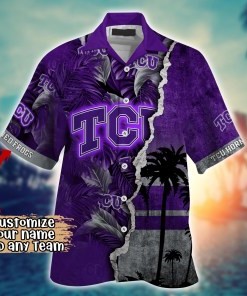 TCU Horned Frogs NCAA Flower Hawaii Shirt For Fans Ver 35