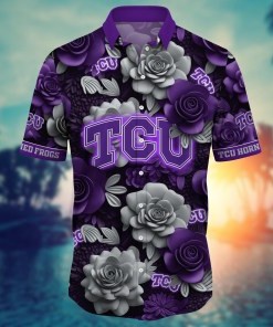 TCU Horned Frogs NCAA Flower Hawaii Shirt For Fans Ver 37