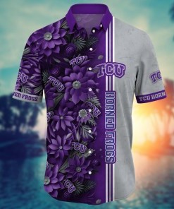 TCU Horned Frogs NCAA Flower Hawaii Shirt For Fans Ver 5