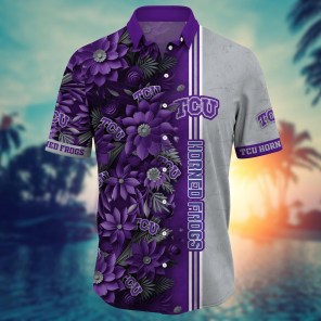 TCU Horned Frogs NCAA Flower Hawaii Shirt For Fans Ver 5