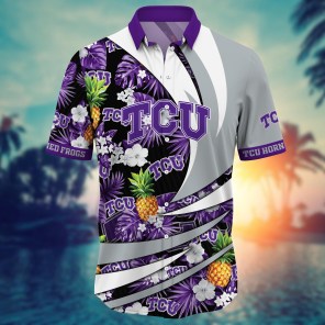 TCU Horned Frogs NCAA Flower Hawaii Shirt For Fans Ver 6