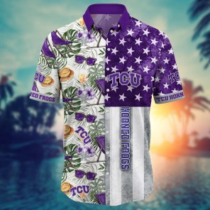 TCU Horned Frogs NCAA Flower Hawaii Shirt For Fans Ver 7