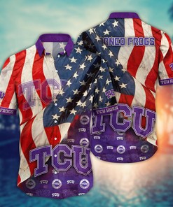 TCU Horned Frogs NCAA Flower Hawaii Shirt For Fans Ver 9