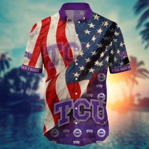TCU Horned Frogs NCAA Flower Hawaii Shirt For Fans Ver 9