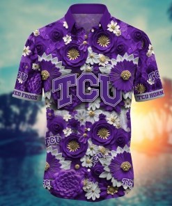 TCU Horned Frogs NCAA Hawaiian Shirt for This Summer Customize Shirt Any Team
