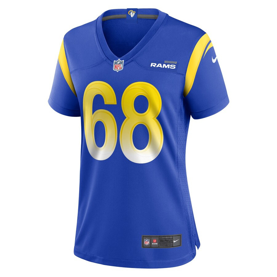 T.J. Carter Los Angeles Rams Women's Game Player Jersey - Royal