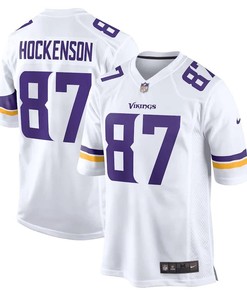 T.J. Hockenson 87 Minnesota Vikings Game Player Jersey - White