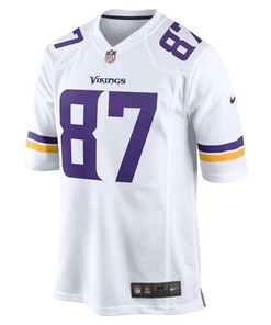 T.J. Hockenson 87 Minnesota Vikings Game Player Jersey - White