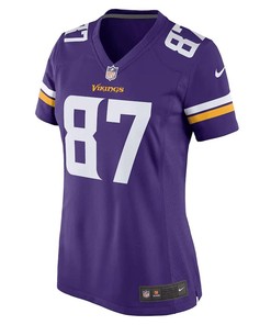 T.J. Hockenson 87 Minnesota Vikings Women's Game Player Jersey - Purple