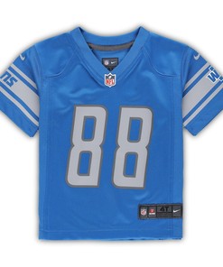 T.J. Hockenson 88 Detroit Lions Toddler Game Jersey - Blue