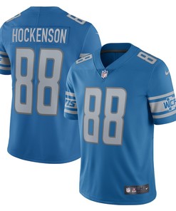 T.J. Hockenson 88 Detroit Lions Vapor Limited Jersey - Blue
