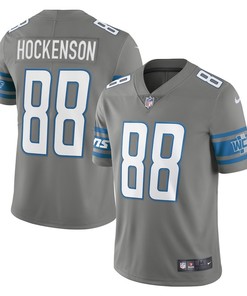 T.J. Hockenson 88 Detroit Lions Vapor Limited Jersey - Steel