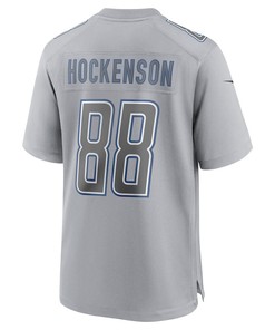 T.J. Hockenson Detroit Lions Atmosphere Fashion Game Jersey - Gray