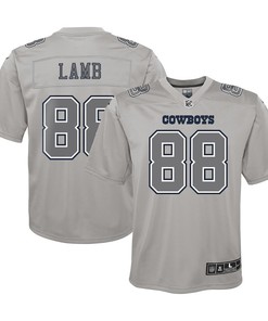T.J. Hockenson Detroit Lions Youth Atmosphere Game Jersey - Gray