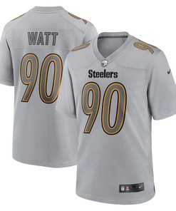 T.J. Watt Pittsburgh Steelers Atmosphere Fashion Game Jersey - Gray
