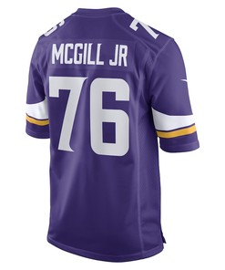 T.Y. McGill Jr. Minnesota Vikings Game Player Jersey - Purple