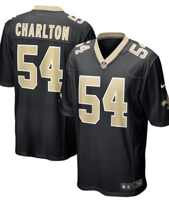 Taco Charlton New Orleans Saints Game Player Jersey - Black