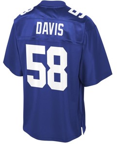 Tae Davis New York Giants Nfl Pro Line Youth Player Jersey - Royal