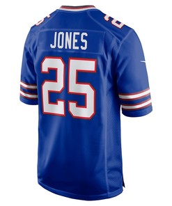 Taiwan Jones 25 Buffalo Bills Game Player Jersey - Royal
