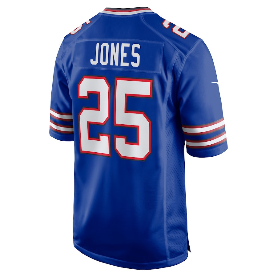 Taiwan Jones 25 Buffalo Bills Game Player Jersey - Royal