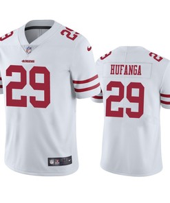 Talanoa Hufanga 29 San Francisco 49ers White Vapor Limited Jersey