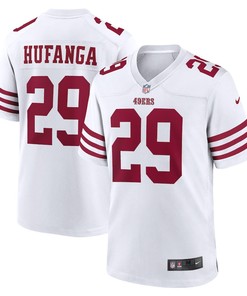 Talanoa Hufanga San Francisco 49ers Away Game Player Jersey - White