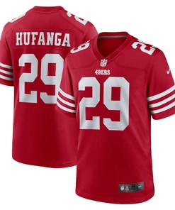Talanoa Hufanga San Francisco 49ers Game Player Jersey - Scarlet