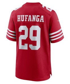 Talanoa Hufanga San Francisco 49ers Game Player Jersey - Scarlet