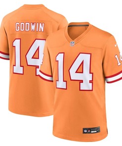 Tampa Bay Buccaneers #14 Chris Godwin Throwback Game Jersey - Orange