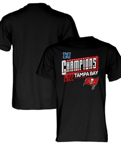 Tampa Bay Buccaneers 2022 NFC Conference Champions Kick T-Shirt - Black