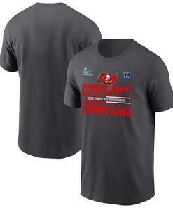 Tampa Bay Buccaneers 2022 NFC Conference Champions T-Shirt - Anthracite