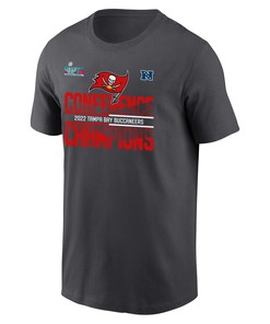 Tampa Bay Buccaneers 2022 NFC Conference Champions T-Shirt - Anthracite