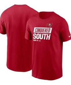 Tampa Bay Buccaneers 2022 NFC South Division Champions Locker Room Trophy Collection T-Shirt - Red