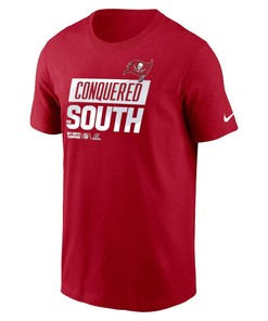 Tampa Bay Buccaneers 2022 NFC South Division Champions Locker Room Trophy Collection T-Shirt - Red