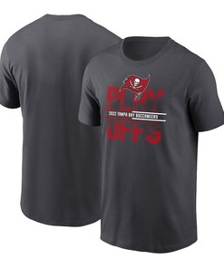 Tampa Bay Buccaneers 2022 NFL Playoffs Iconic T-Shirt - Anthracite