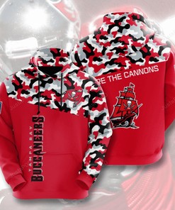 Tampa Bay Buccaneers 3D Hoodie Zip Hoodie