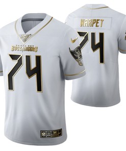 Tampa Bay Buccaneers Ali Marpet 74 2021 Nfl Golden Brandedition White Jersey Gift For Buccaneers Fans