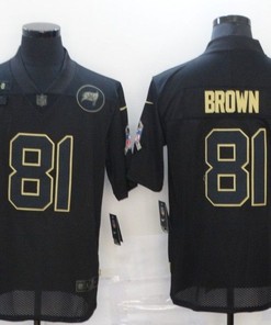 Tampa Bay Buccaneers Antonio Brown #81 Nfl 2020 Black Jersey