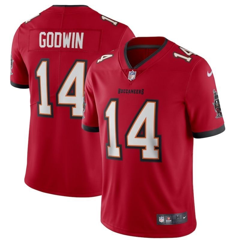 Tampa Bay Buccaneers Chris Godwin #14 2020 Nfl Red Jersey Jersey