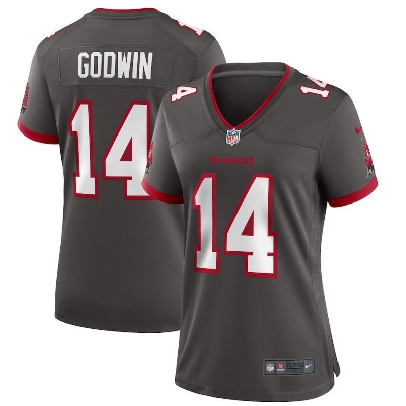 Tampa Bay Buccaneers Chris Godwin #14 Nfl 2020 Dark Grey Jersey
