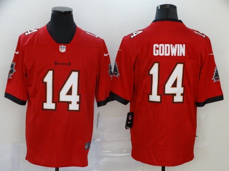 Tampa Bay Buccaneers Chris Godwin #14 Nfl 2020 Red Jersey